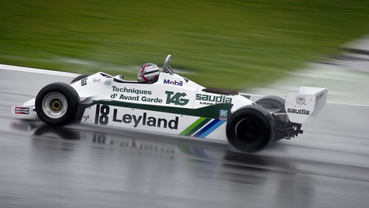 Refined Ground Effect Monocoque in Competition Williams FW07 ground effect championship Grand Prix car