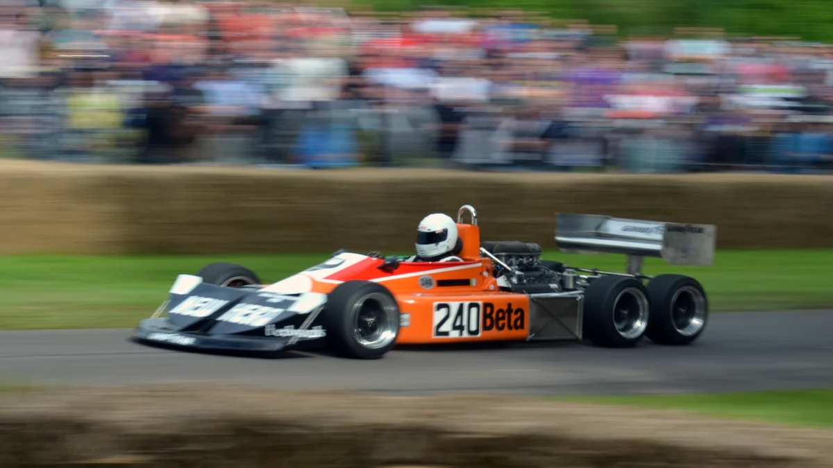 March 2-4-0 four rear wheel experimental Grand Prix chassis